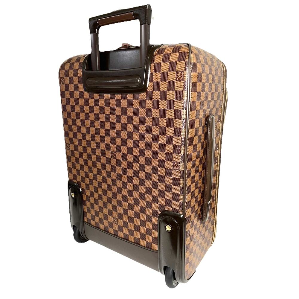 Louis Vuitton Pegase 55 Legere Suitcase Damier Ebene w/ Cover Garment Dustbag - Picture 4 of 16